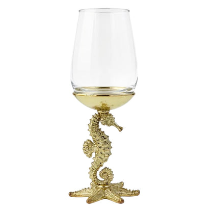 Seahorse Wine Glasses | Set of 1 or 2