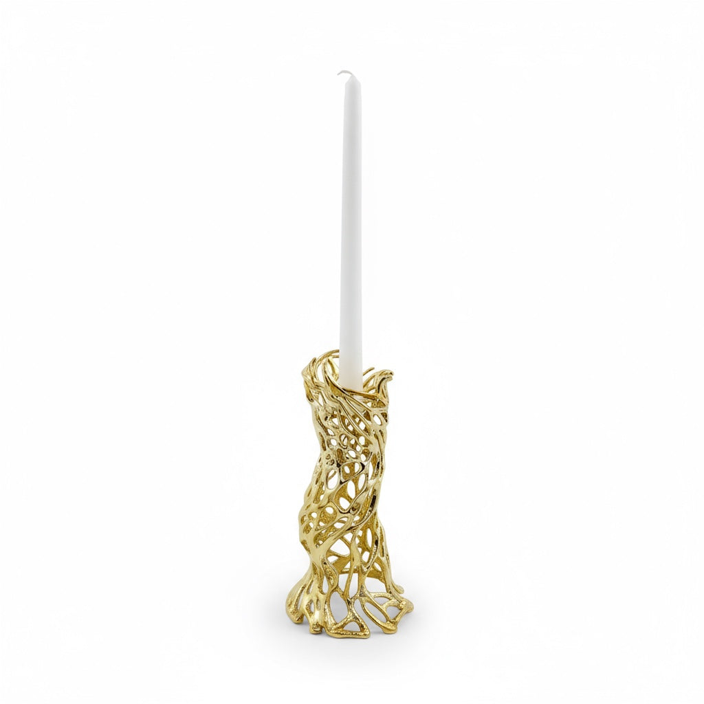Organic Spiral Candle Holder