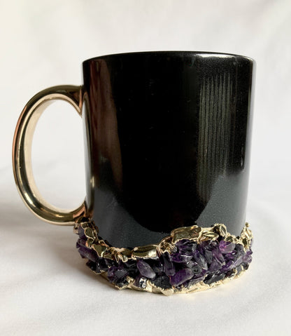 Sediments - Set of 2 Black Ceramic Mugs