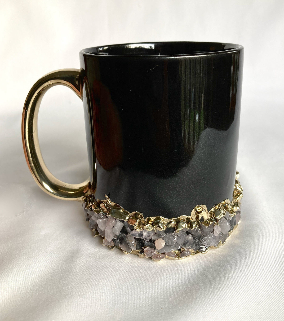 Sediments - Set of 2 Black Ceramic Mugs