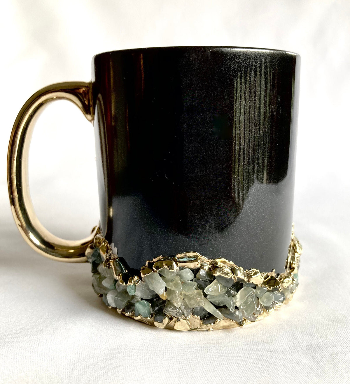 Sediments - Set of 2 Black Ceramic Mugs