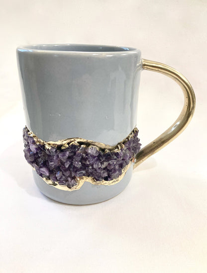 Flow - Set of 2 Gray Ceramic Mugs