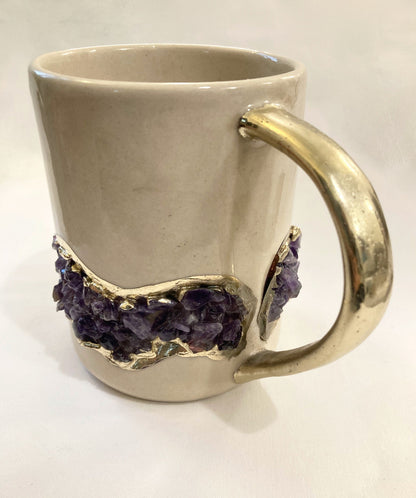 Flow - Set of 2 Cream Ceramic Mugs