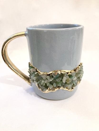 Flow - Set of 2 Gray Ceramic Mugs