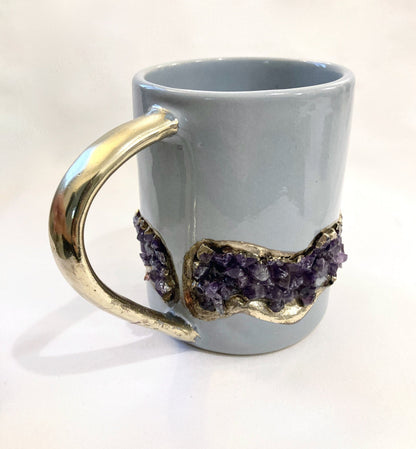 Flow - Set of 2 Gray Ceramic Mugs