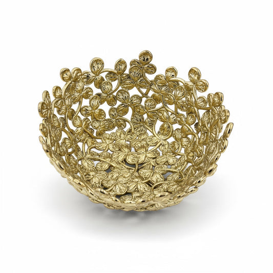 Small Leaf Bowl - Decorative Serveware | Nut Bowl | Centerpiece | Home Accent | Gold, Silver or Antique Finish